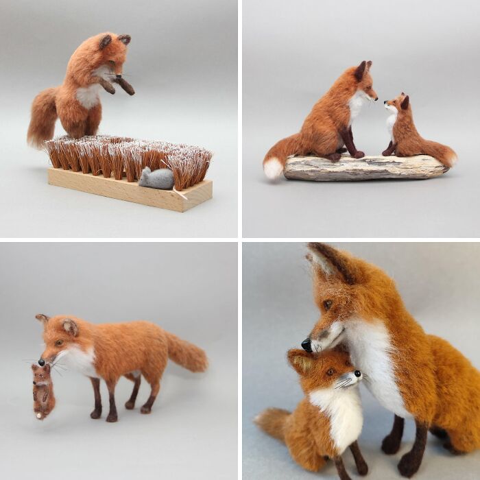 Say Hi To My Wool Foxes! Which One’s Your Fave?