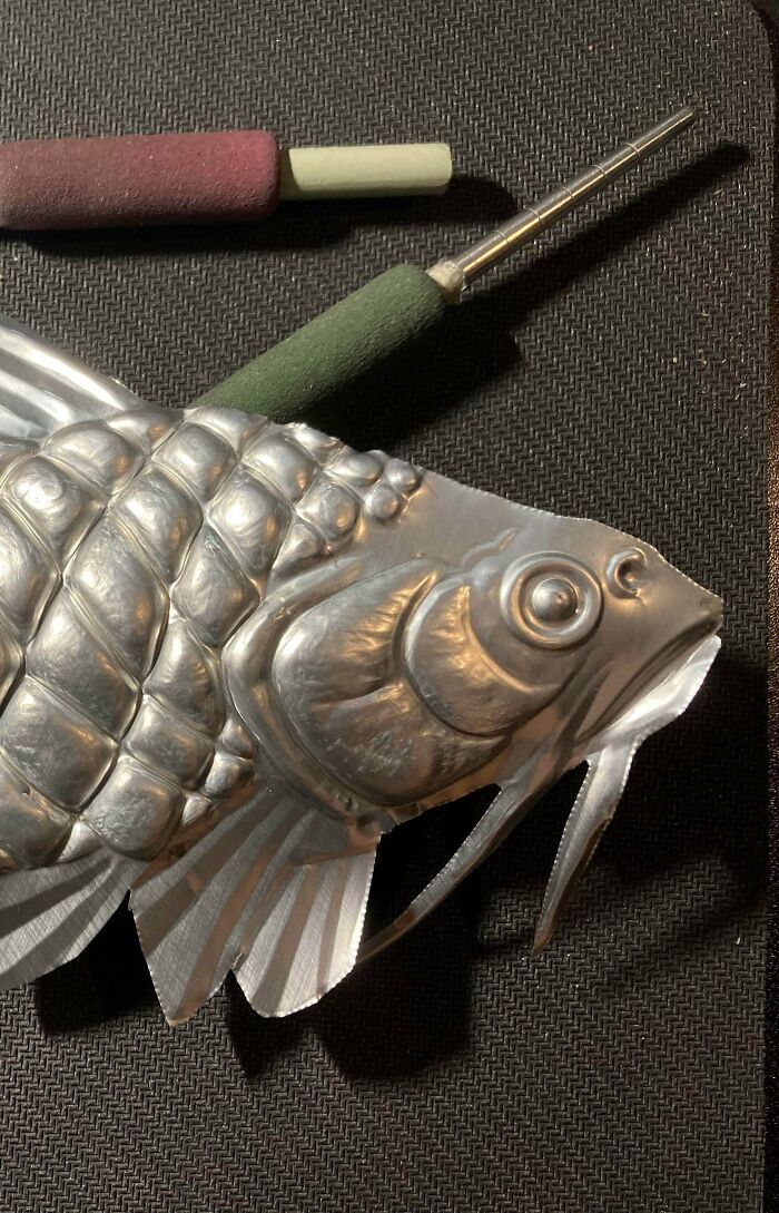 Can You Believe This Sculpture Is Made From Drink Cans?