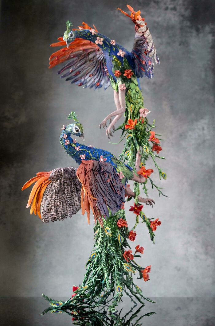 My Peacock Sculpture Took 200 Hours And It Shows!