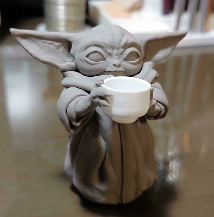 Made Baby Yoda For Mom Because She Asked Nicely