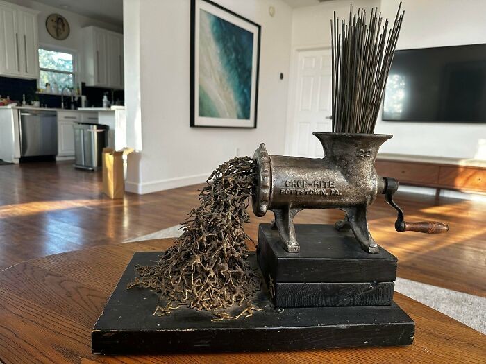 Trying To Figure Out The Story Behind My Dad’s Surreal Sculpture—Anyone Know?