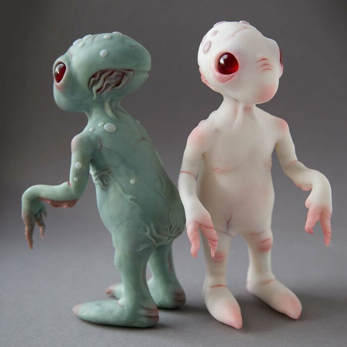 Some Aliens Made From Polymer Clay—Out Of This World!