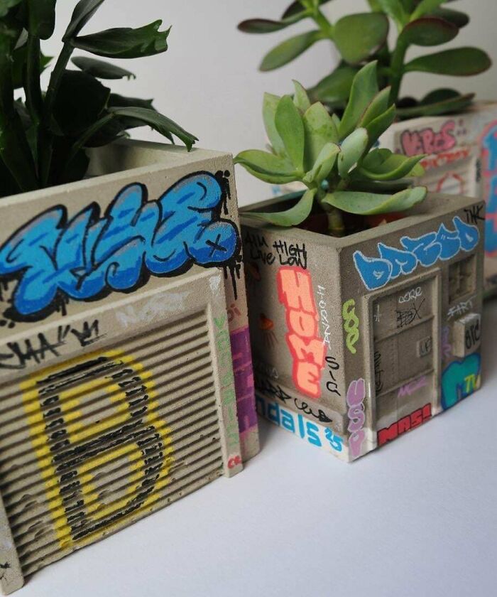 Warehouse-Inspired Planting Pots—Sculpted With Style