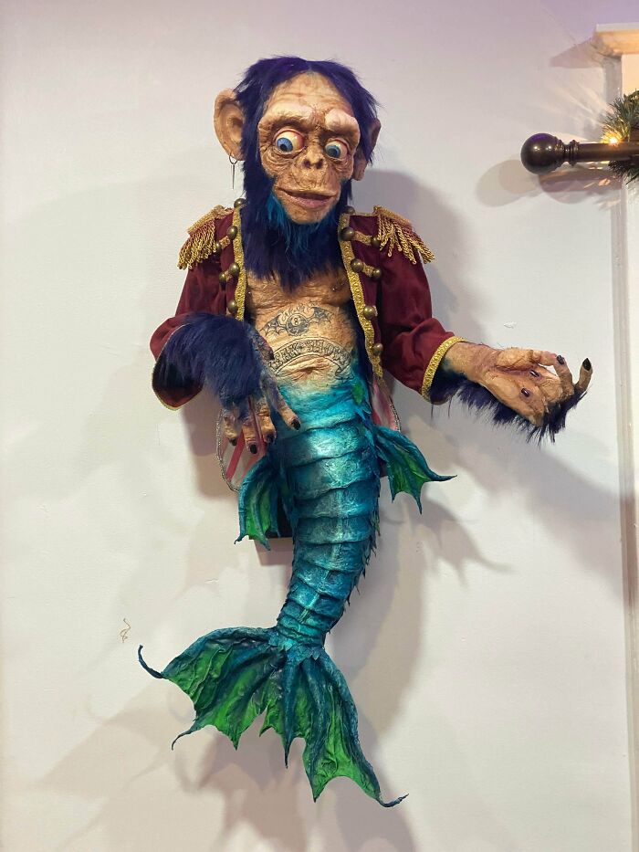 Finished This Life-Size Mermonkey Called Philip Yesterday!