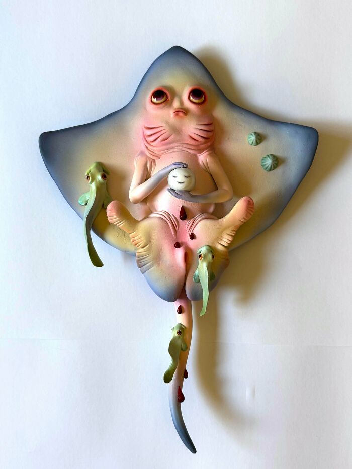 Stingray Sculpture That Glides Right Into Your Heart