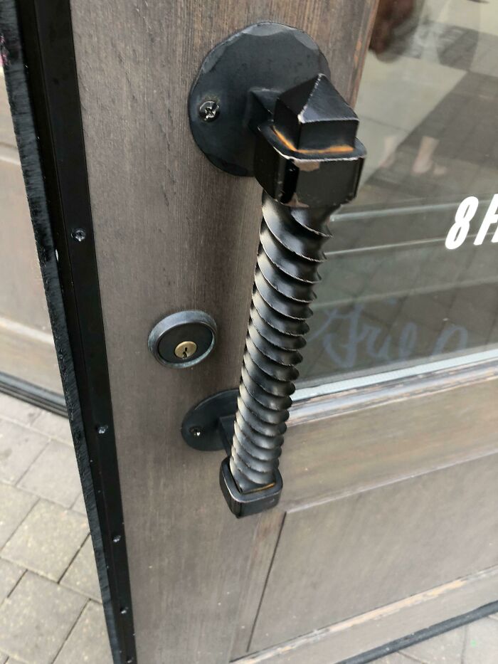 This Door Handle Is a Pain in the Hand – Literally