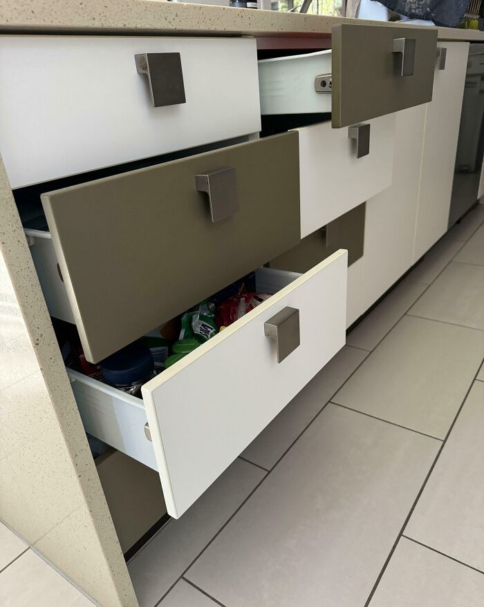 Drawers And Cupboards: Forever Left Open By Hubby