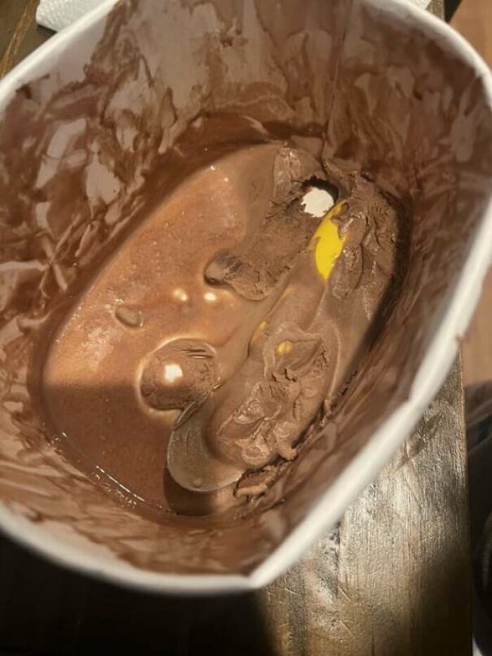 Freezer Surprise: Ice Cream + Spoons = Frozen Disaster