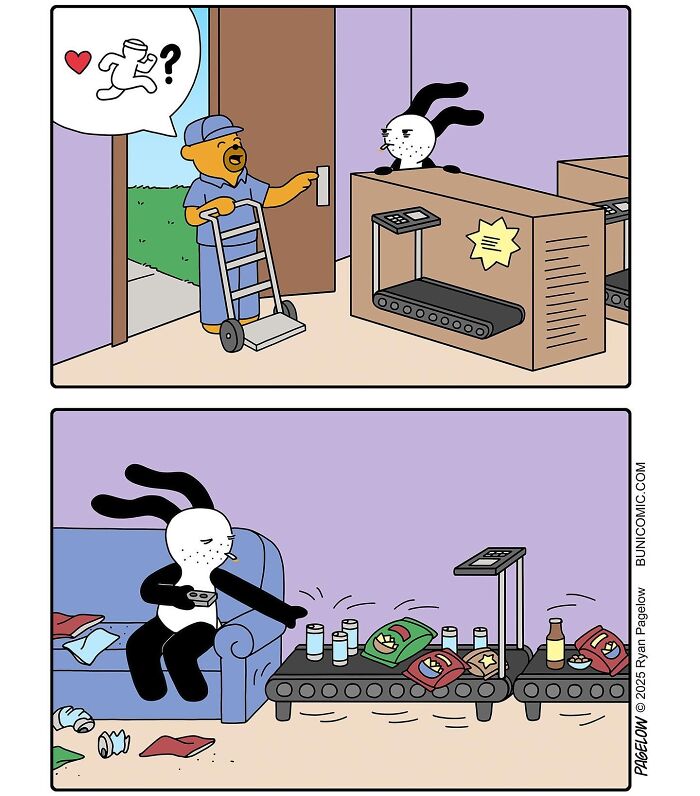 This Bunny’s Comics Are Sweet, Weird, And Hilariously Real (50 New Pics)