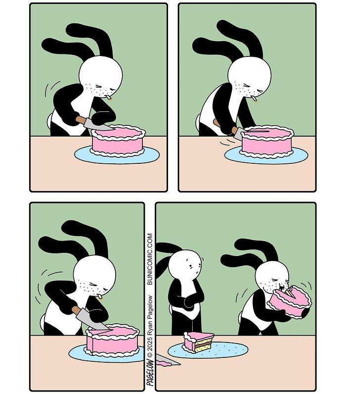 This Bunny’s Comics Are Sweet, Weird, And Hilariously Real (50 New Pics)