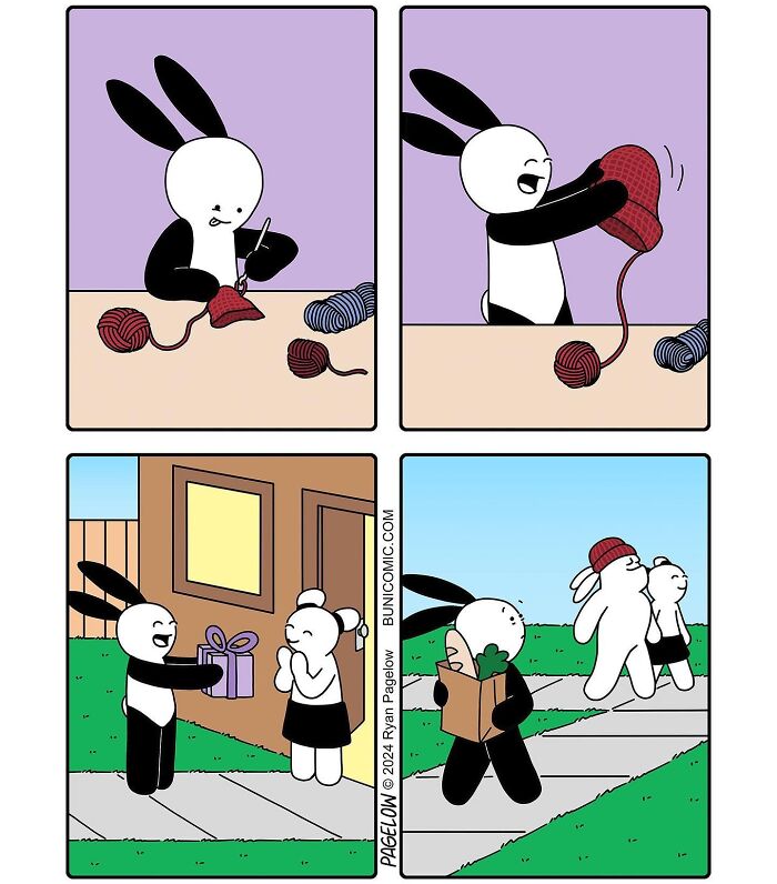 This Bunny’s Comics Are Sweet, Weird, And Hilariously Real (50 New Pics)