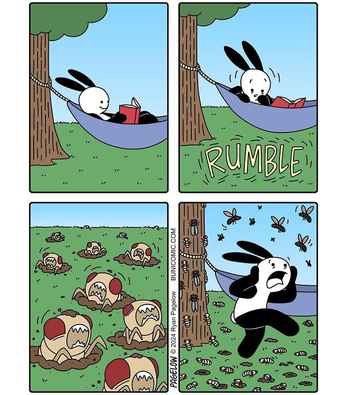 This Bunny’s Comics Are Sweet, Weird, And Hilariously Real (50 New Pics)