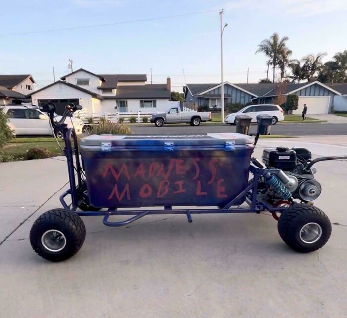 Meet The Madness Mobile: Cooler On Wheels Goes 45 MPH