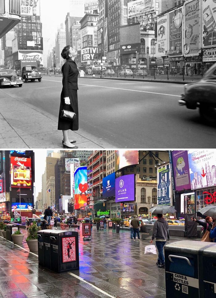 1951 & Today: Audrey Hepburn’s NYC Gaze