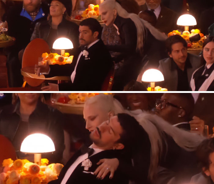 Lady Gaga Sneaks Up and Seriously Startles Bad Bunny