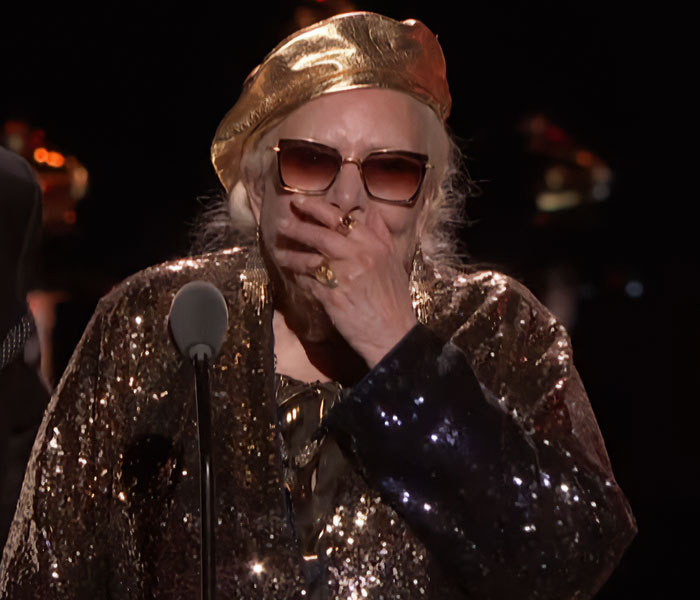 Joni Mitchell Has The Best "Wait, I Won?" Grammy Moment