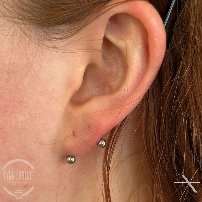 Transverse Lobe Piercing (The Horizontal Rebel)
