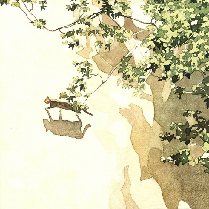 These Watercolor Cats Are So Dreamy You’ll Want To Pet The Paintings