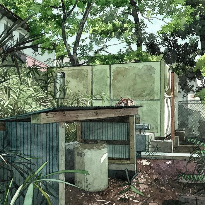 These Watercolor Cats Are So Dreamy You’ll Want To Pet The Paintings