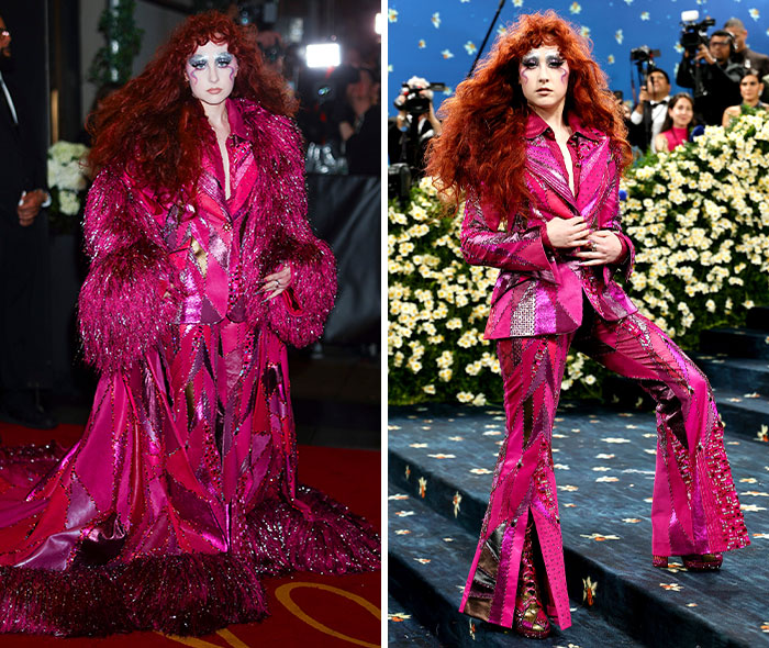 The 2025 Met Gala Magenta Suit That Sparkled Like Crazy