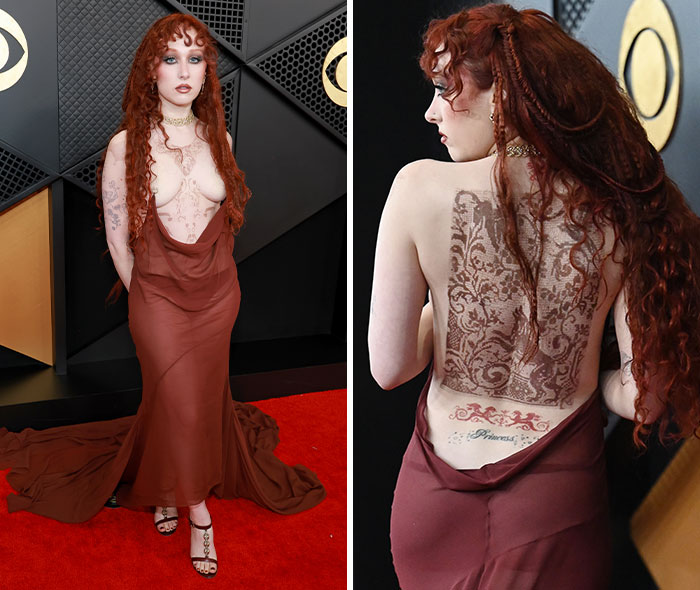 The 2026 Grammys Mugler Dress Hung on Nipple Rings (Yeah, Really)