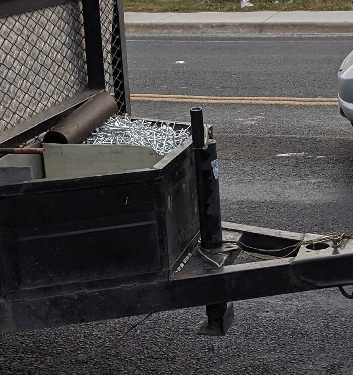 Bucket of Loose Nails Riding the Shock Absorbers? Brilliant!