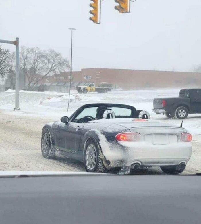 Snowstorm? Perfect Excuse for a Convertible Top Down Day!
