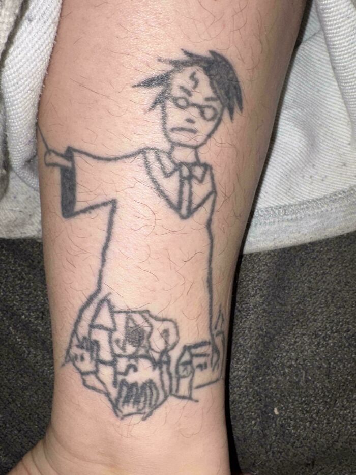 Manic Harry Potter Self-Tattoo Fiasco