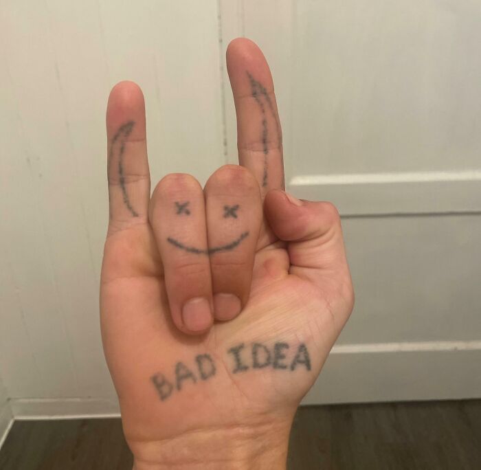 Unique... or Just Odd? Hand Tattoo Edition