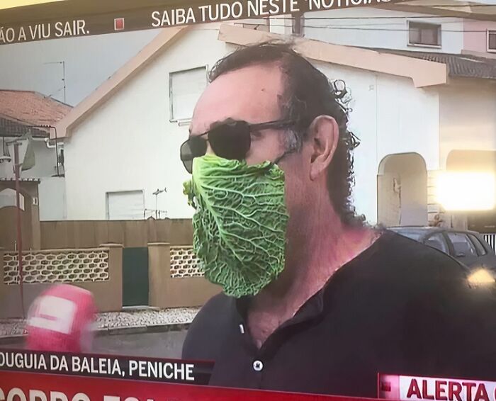 Back Then, Anything Could Be a Mask