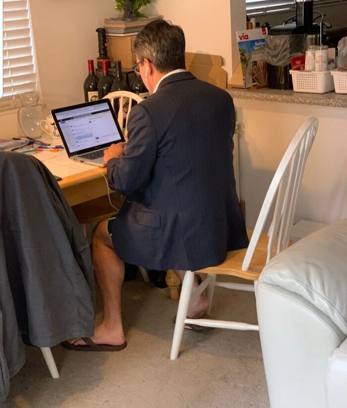 Roommate’s Zoom Meeting Outfit? Nailed It!