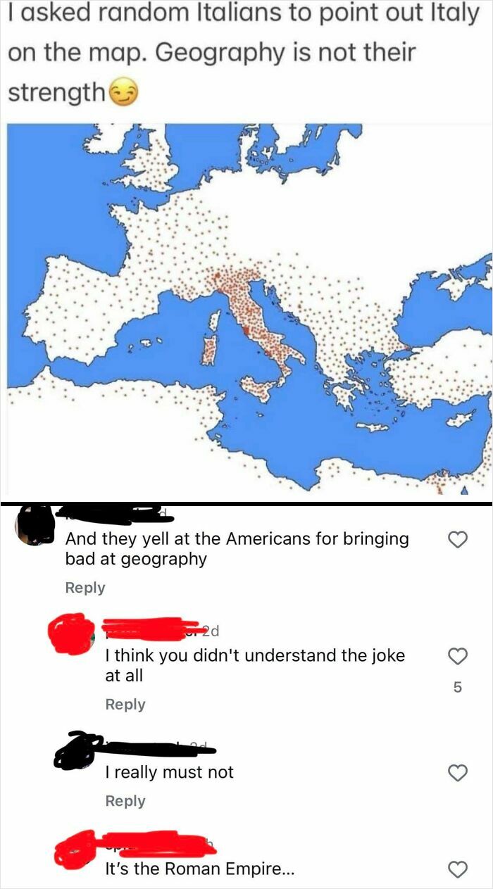 "They Yell At Americans For Bad Geography, But..."