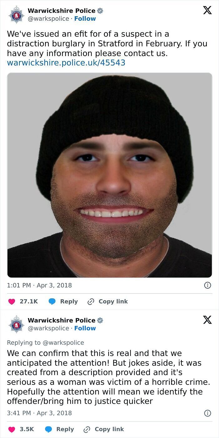 Warwickshire Police Just Went Full Meme Mode