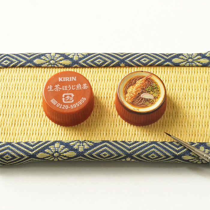 Tiny Food Art on Plastic Bottle Caps? You’ve Gotta See This!