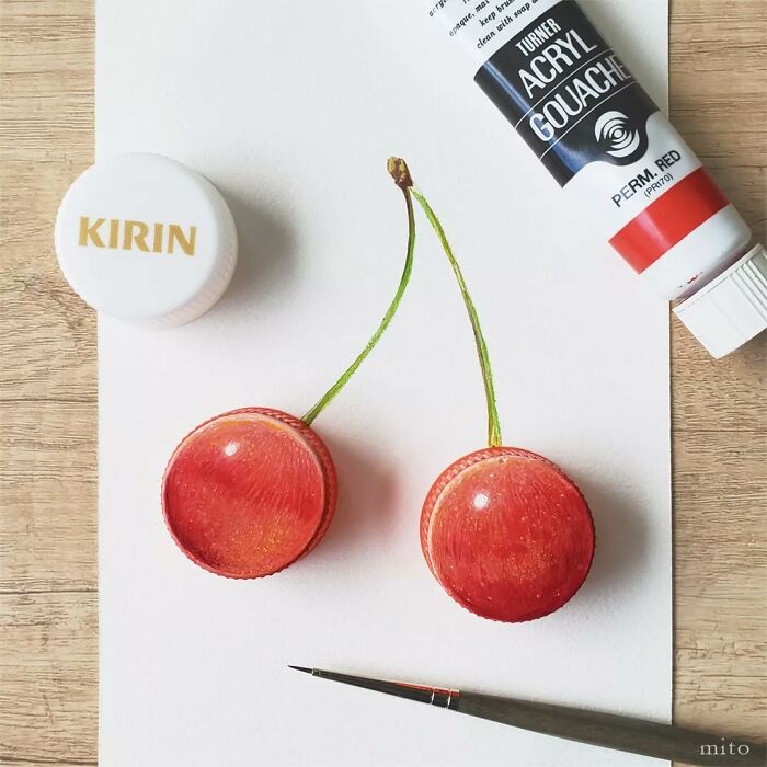 Tiny Food Art on Plastic Bottle Caps? You’ve Gotta See This!