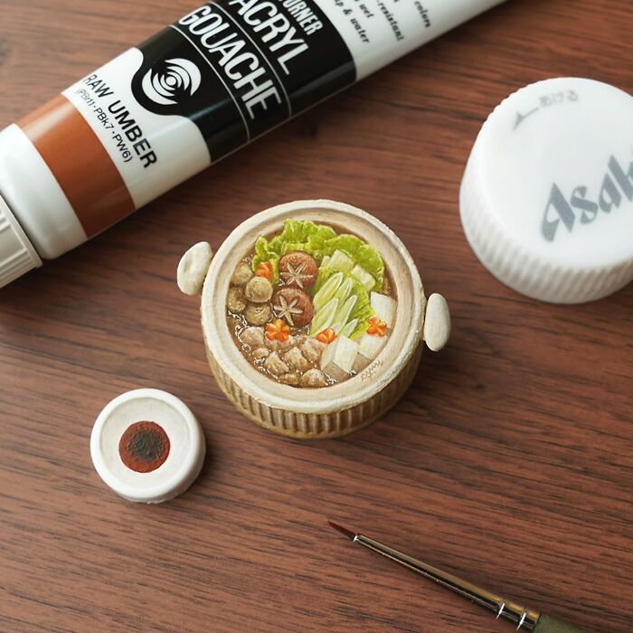 Tiny Food Art on Plastic Bottle Caps? You’ve Gotta See This!
