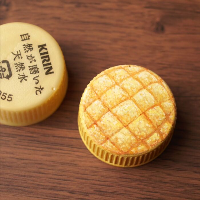 Tiny Food Art on Plastic Bottle Caps? You’ve Gotta See This!
