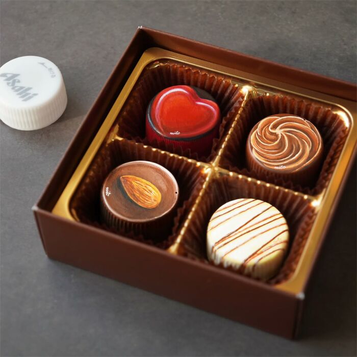 Tiny Food Art on Plastic Bottle Caps? You’ve Gotta See This!