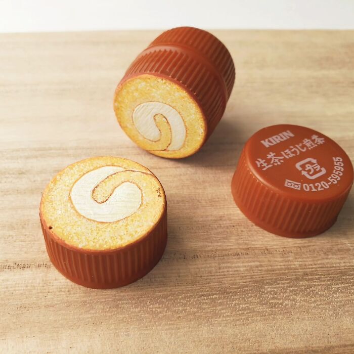 Tiny Food Art on Plastic Bottle Caps? You’ve Gotta See This!