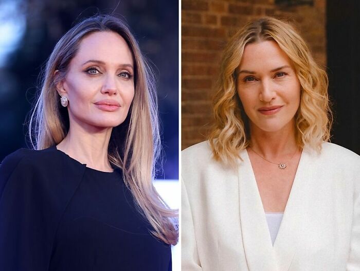 Angelina Jolie & Kate Winslet, Both 50