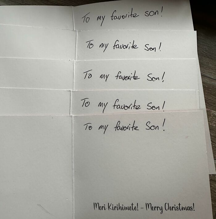 Christmas Cards Got Real This Year—Dad Style!