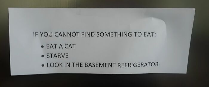 Parents Out of Town? Dad’s Note Has You Covered.