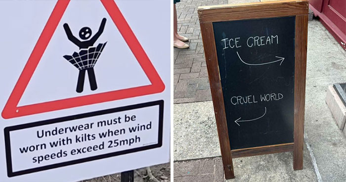 Wait, They Actually Made These Signs? Prepare to Giggle!