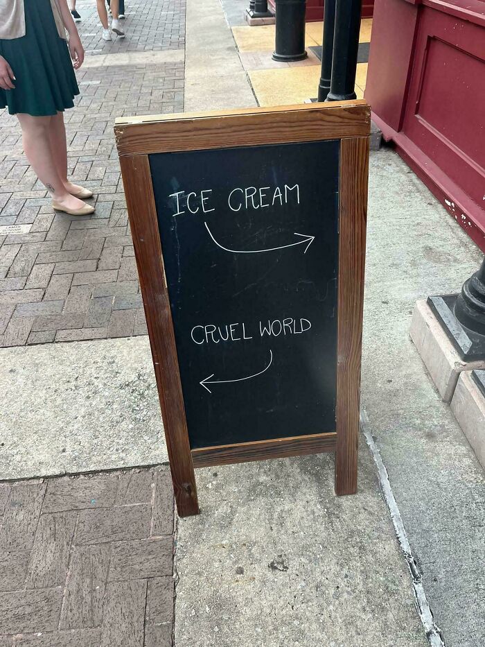 Ice Cream, or Else... Seriously