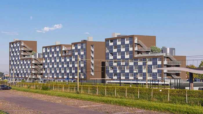 Dutch Student Housing That Literally Spells Out A Word... Oops!