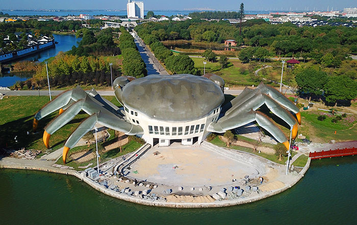 Jiangsu Hairy Crab Building: Yep, It's A Giant Crab (China)