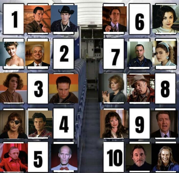 Only these seats left on the Twin Peaks plane—mysterious much?