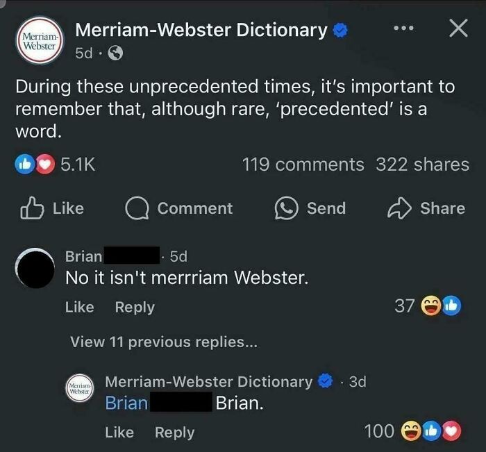 Arguing with a Dictionary? Bold Move.