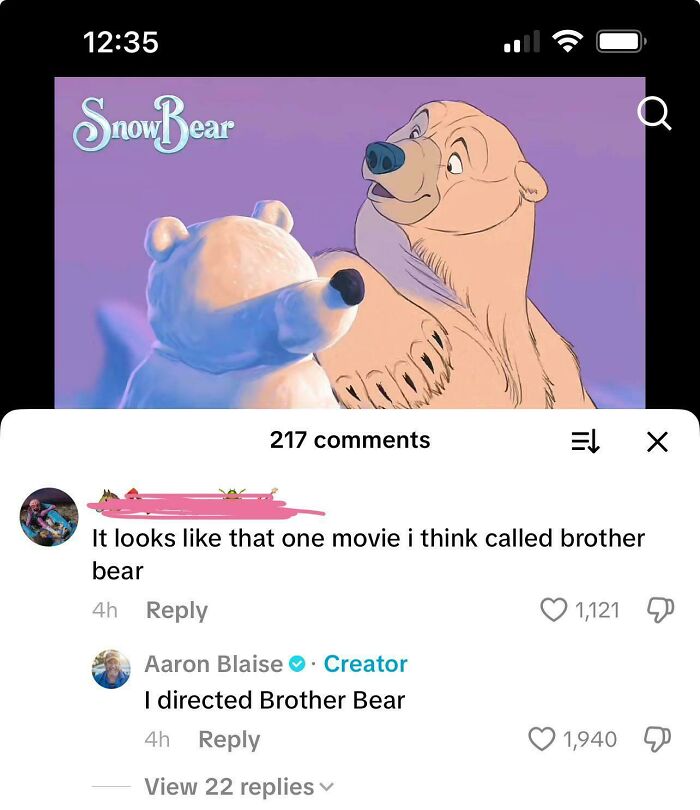 Director of Brother Bear Gets Told His Show Looks Like Brother Bear