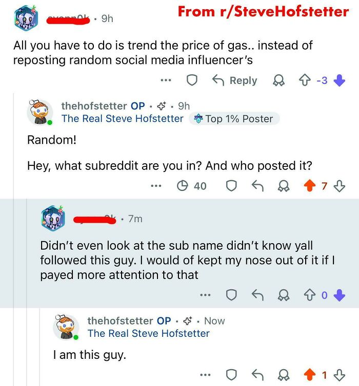 "Wait, I Thought You Meant Another Steve Hofstetter!"